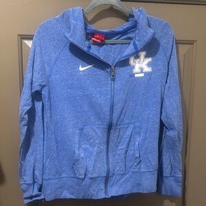Nike Ladies Heather Blue University of Kentucky Full-Zip Hoodie